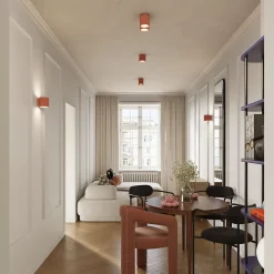 Plafonnier en aluminium 1 lampes 10x10x10cm Sollux