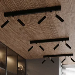 Plafonnier en aluminium 3 lampes 35x3x20cm Sollux