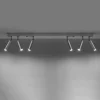 Plafonnier en aluminium 6 lampes 100x3x20cm Sollux
