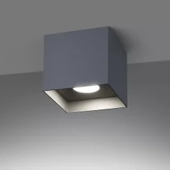 Plafonnier en aluminium 1 lampes 10x10x10cm Sollux