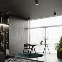 Plafonnier en aluminium 1 lampes 12x12x11cm Sollux