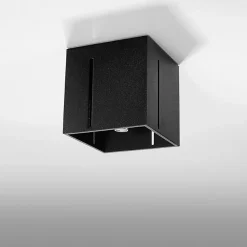 Plafonnier en aluminium 1 lampes 10x10x10cm Sollux