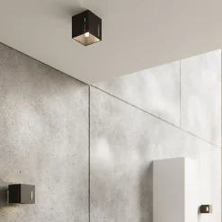 Plafonnier en aluminium 1 lampes 10x10x10cm Sollux