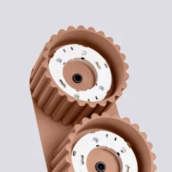 Plafonnier en aluminium 2 lampes 21x10x12cm Sollux