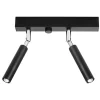 Plafonnier en aluminium 2 lampes 25x3x20cm Sollux