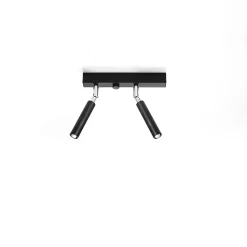 Plafonnier en aluminium 2 lampes 25x3x20cm Sollux