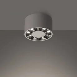 Plafonnier en aluminium 9 lampes 10x10x5.7cm Sollux