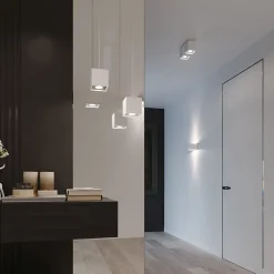 Plafonnier en aluminium 1 lampes 10x10x10cm Sollux