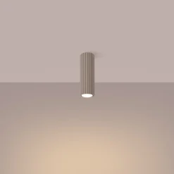 Plafonnier en aluminium 1 lampes 6.5x6.5x20cm Sollux