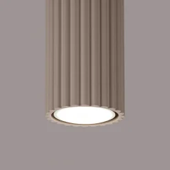 Plafonnier en aluminium 1 lampes 6.5x6.5x40cm Sollux