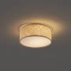 Plafonnier en bambou oriental naturel 30 cm - Tremmo