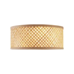 Plafonnier en bambou oriental naturel 30 cm - Tremmo
