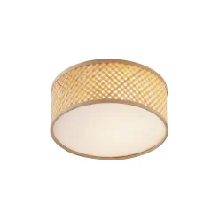 Plafonnier en bambou oriental naturel 30 cm - Tremmo