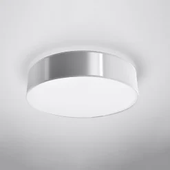 Plafonnier en PVC 4 ampoules 3000K - 55x55x11cm Sollux