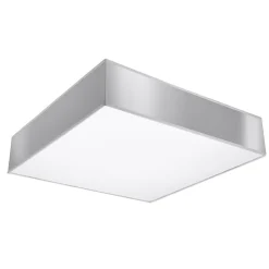 Plafonnier en PVC 4 ampoules 4000K - 55x55x11cm Sollux