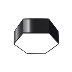 Plafonnier en PVC 2 lampes 30.5x26.5x11.5cm Sollux