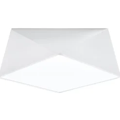 Plafonnier en PVC 2 lampes 35x35x15cm Sollux