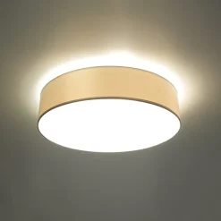 Plafonnier en PVC 4 lampes 55x55x11cm Sollux