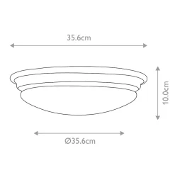 Plafonnier encastré Brompton 1 lumière