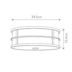 Plafonnier encastré Fusion 3 lumières