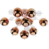 Plafonnier EXPLOSION cuivre metal verre douilles G9 pour salle a manger salon entree bureau diametre 57 cm