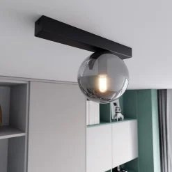 Plafonnier FIT 1 BLACK/GRAFIT, Emibig Lighting, Fabriqué en EU