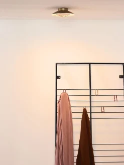 Plafonnier FOSKAL en métal avec LED intégré - Laiton - Lucide