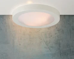 Plafonnier FRESH en acrylique avec 2xE27 - Blanc - Lucide