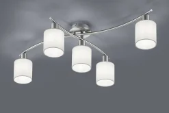 Plafonnier Garda tissu et métal