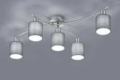 Plafonnier Garda tissu et métal