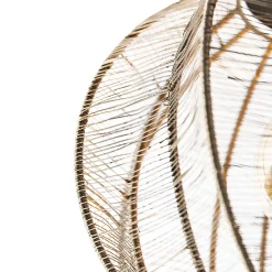 Plafonnier industriel bronze avec noir - Dong