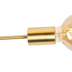 Plafonnier industriel laiton 6 lumières - Sydney