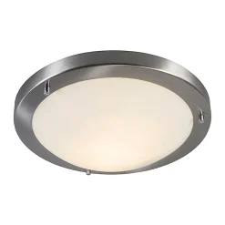 Plafonnier intelligent en acier 31 cm avec WiFi A60 IP44 - Yuma