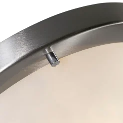 Plafonnier intelligent en acier 31 cm avec WiFi A60 IP44 - Yuma