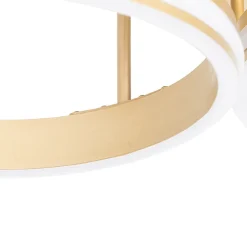 Plafonnier laiton avec LED 3 niveaux de luminosité 3 lumières - Navara