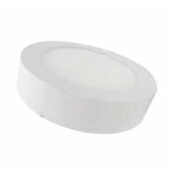 Plafonnier LED - SILUMEN - Rond - Blanc - 12W - Design Contemporain