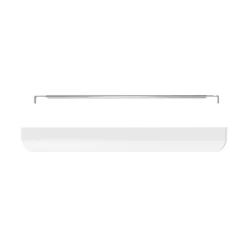 Plafonnier LED blanc encastrable ou saillie 20W 3-en-1 carré