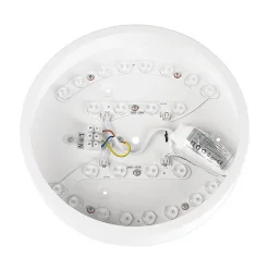 Plafonnier LED Blanc 18W 25cm - Blanc Chaud 2300K - 3500K - SILAMP