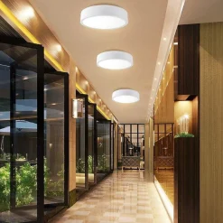 Plafonnier LED Blanc 18W 25cm - Blanc Neutre 4000K - 5500K - SILAMP