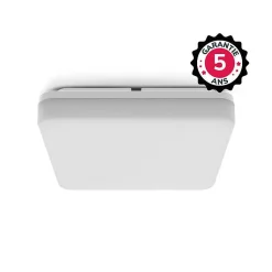 Plafonnier LED Carré 18W - 280x280mm - 4000K - IP54 - Garantie 5 ans