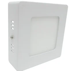 Plafonnier LED Carré 6W 220V - Blanc Neutre 4000K - 5500K - SILAMP