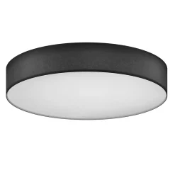 Plafonnier LED connecté Smart RGB Ø40 cm noir IP20 24W 2350lm Calex