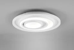 Plafonnier Led dimmable blanc mat 40W télécommande incluse - Trio - Kagawa