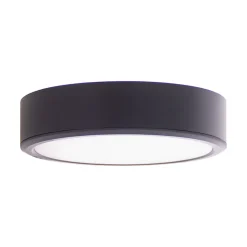 Plafonnier LED encastrable rond avec transformateur intégré, IP44, 2 types de fixation, extra plat, 1650 Lumens, CCT