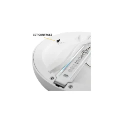 Plafonnier LED Encastrable Dimmable AC220/240V 12W 850lm 100 IP40/20 IK08 166mm - CCT perçage 50mm