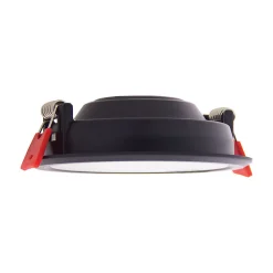 Plafonnier LED encastrable rond avec transformateur intégré, IP44, 2 types de fixation, extra plat, 800 Lumens, CCT