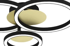 Plafonnier LED intégré 19.2W IP20 blanc chaud Dunalux l.25 x L.35 x H.8 cm