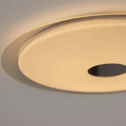 Plafonnier LED intégrée + anneau 2 en 1 Colours Angoon blanc neutre et blanc chaud 4000K Taille XL