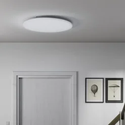 Plafonnier LED intégrée dimmable 3100lm 36W blanc froid, blanc neutre et blanc chaud GoodHome Basilo h.6.5 x ø57 cm