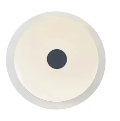 Plafonnier LED intégrée dimmable 2400lm 24W blanc chaud et blanc neutre GoodHome Angoon blanc H.4.9 x Ø40 cm
